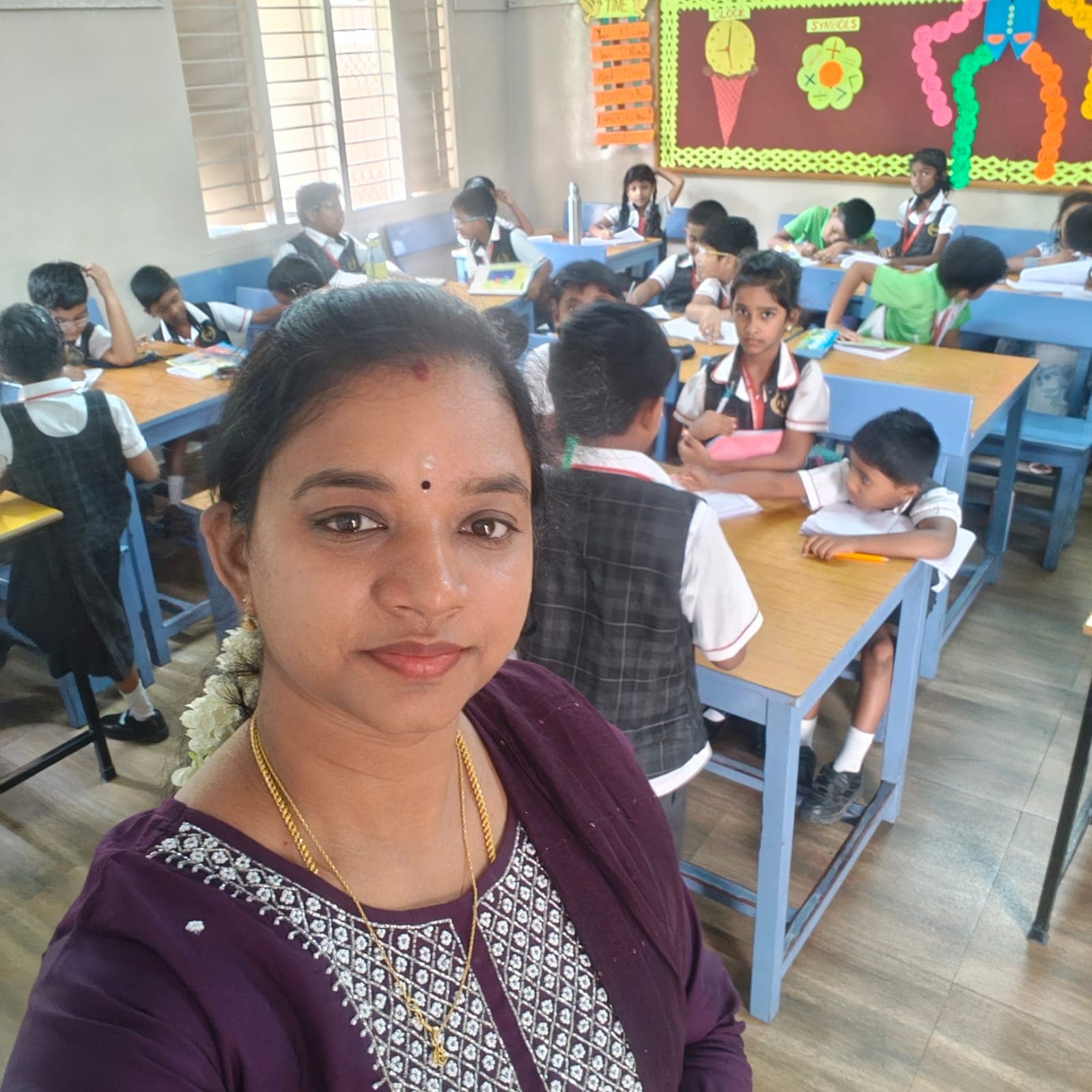 Tamil handwriting practice sheet